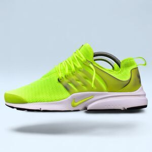 Nike Womens Air Presto Size 11 Volt Neon Yellow Green White Athletic 878068-700